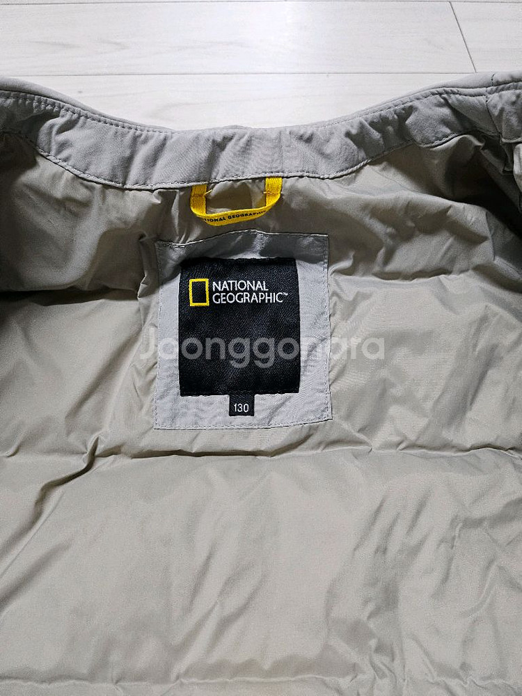 내셔널지오그래픽 키즈 경량패딩--5