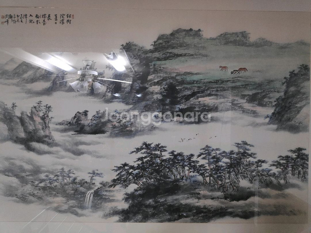 그림 (동양화) 팝니다. 대형 산수화--1