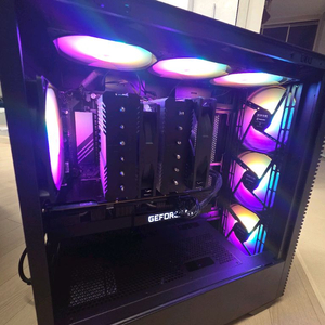 고사양 9600X 게이밍 본체 컴퓨터 팔아요. 점수참고