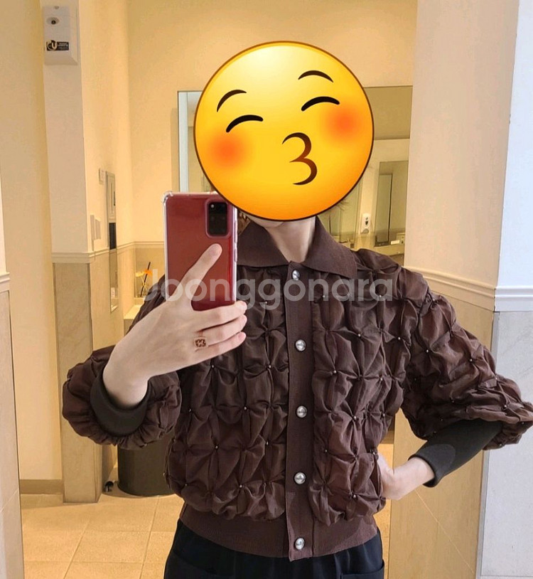 랑방 긴팔블라우스 샤틴 모조에스핀 잇미샤--6