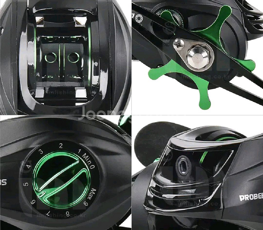 쭈꾸미,갑오징어루어낚시대+10볼베이트릴+합사--9