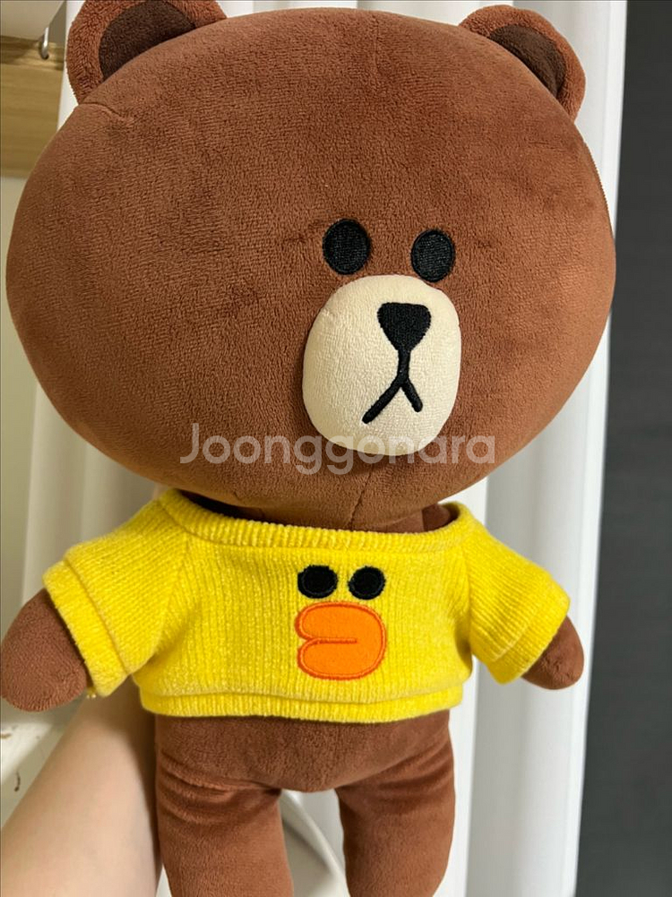 라인프렌즈 브라운인형--0