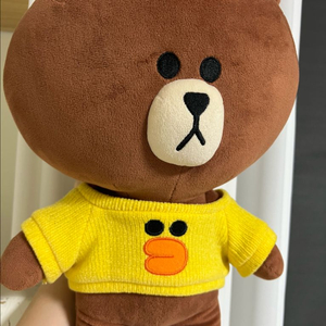 라인프렌즈 브라운인형