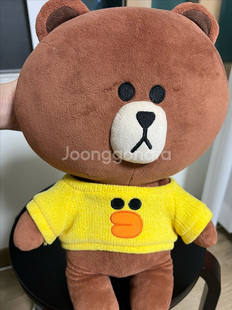 라인프렌즈 브라운인형--1