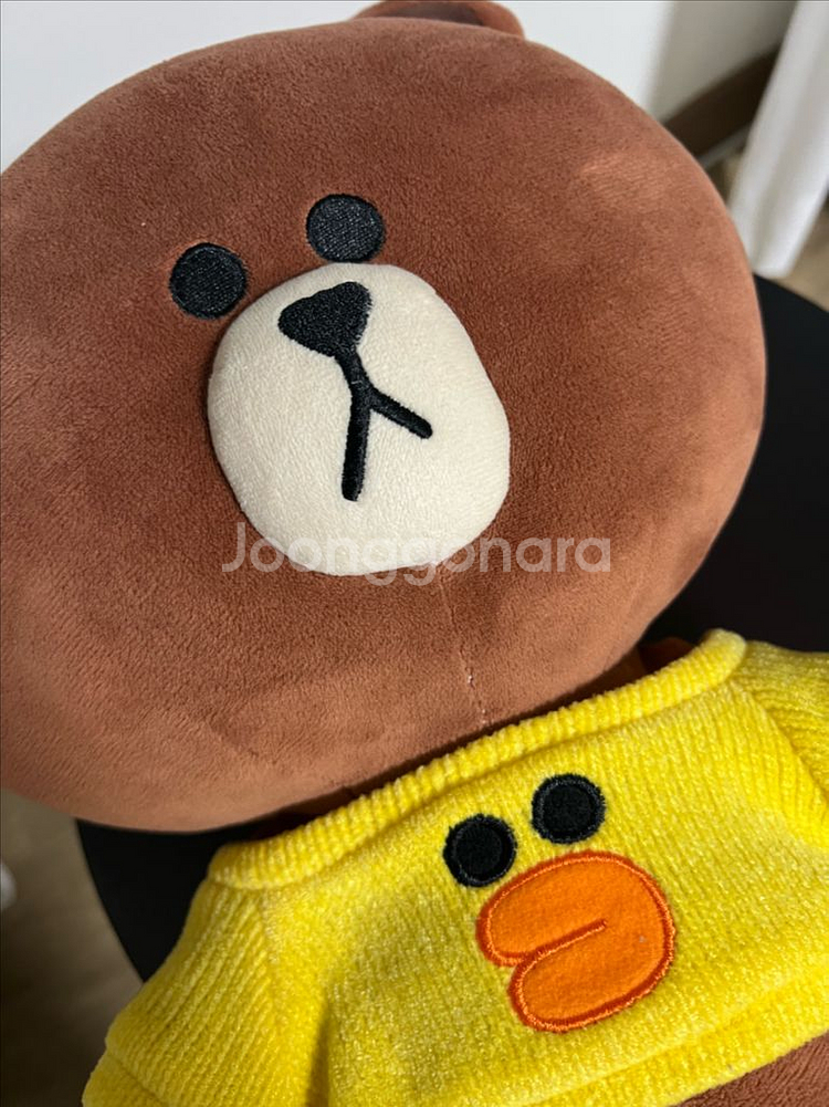 라인프렌즈 브라운인형--2