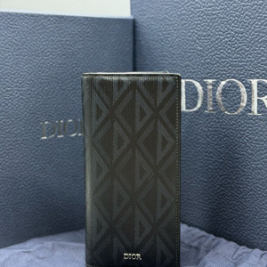 인기,새상품급 / 디올 블랙 다아이몬드 장지갑 풀구성