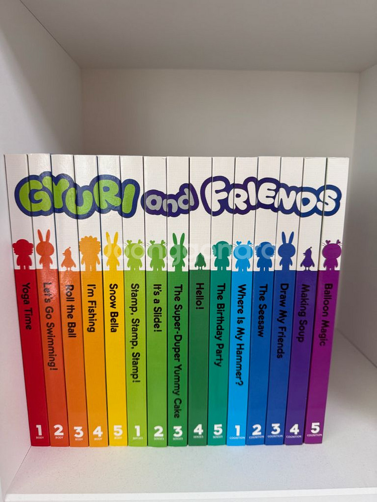 튼튼영어 베이비리그 책 교구 세트--6