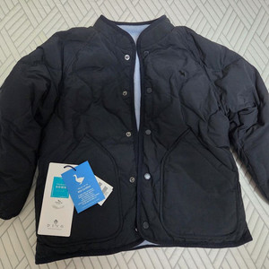 블루독 양면 오리털 패딩 120 새상품