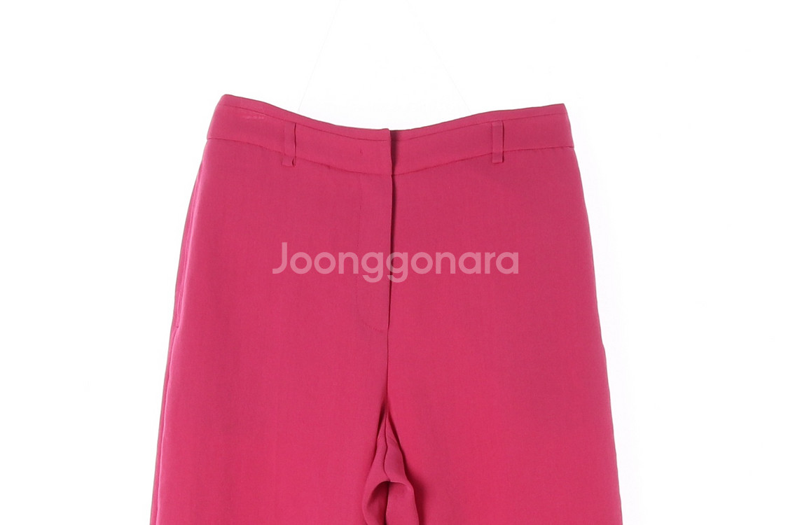 [S]오브제 핫핑크 와이드 슬랙스 팬츠--1