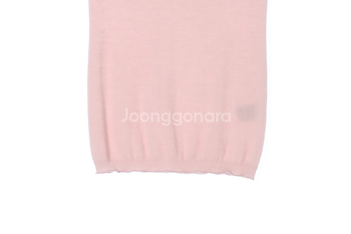 [XS]타임 울캐시미어100% 핑크 민소매 니트--3