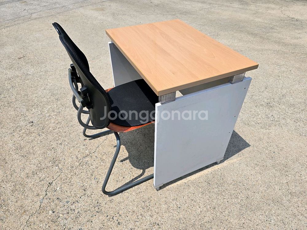 자습책상 듀오백의자 세트--1