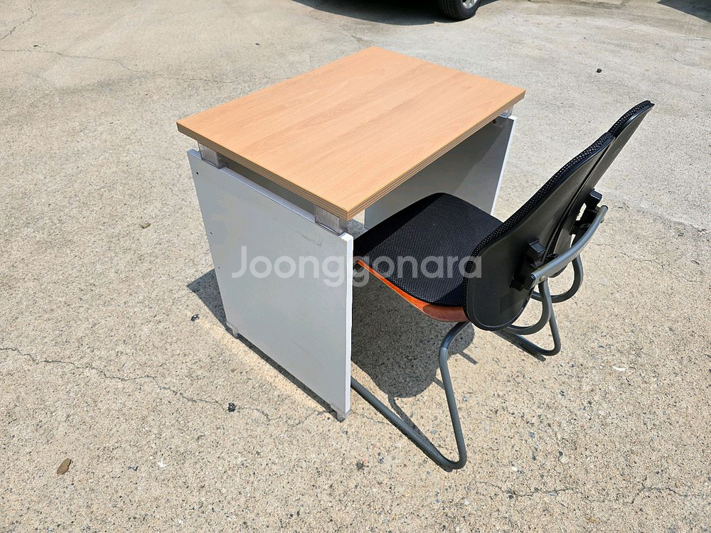 자습책상 듀오백의자 세트--2