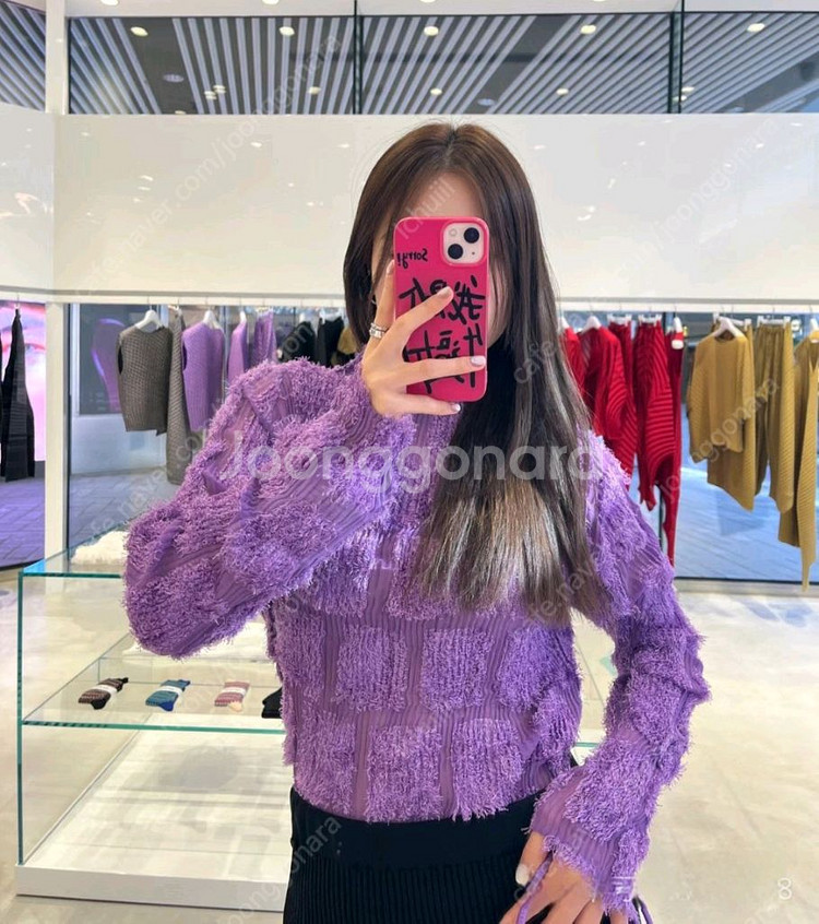 이세이미야케 퍼지 플리츠 탑,플리츠플리즈 ~--2