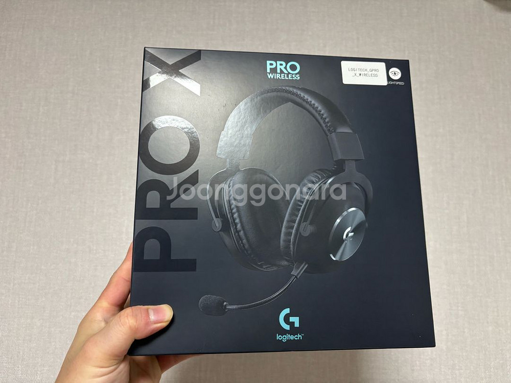 로지텍 Gpro X 무선 게이밍 헤드셋 미개봉--0