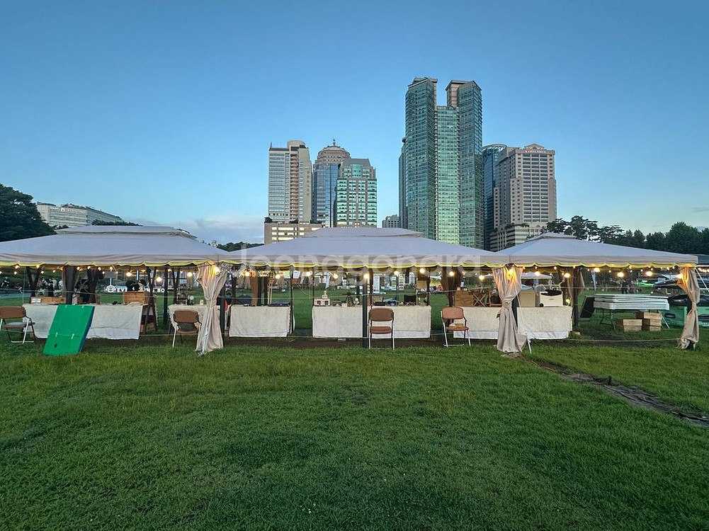 가제보/행사용천막/캐노피천막/몽골텐트/4m6m/4m4m--1