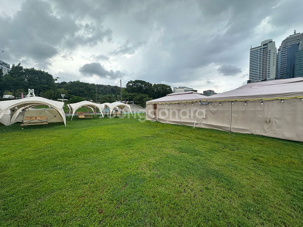 가제보/행사용천막/캐노피천막/몽골텐트/4m6m/4m4m--3