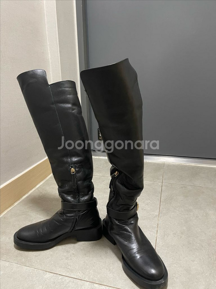 자라 소가죽 롱부츠 240자라 소가죽 롱부츠 240--1