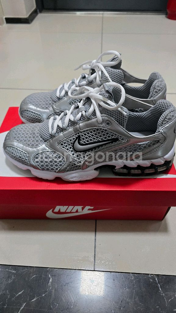 (280)나이키 에어 줌 스피리돈 케이지 2 메탈릭 실--2