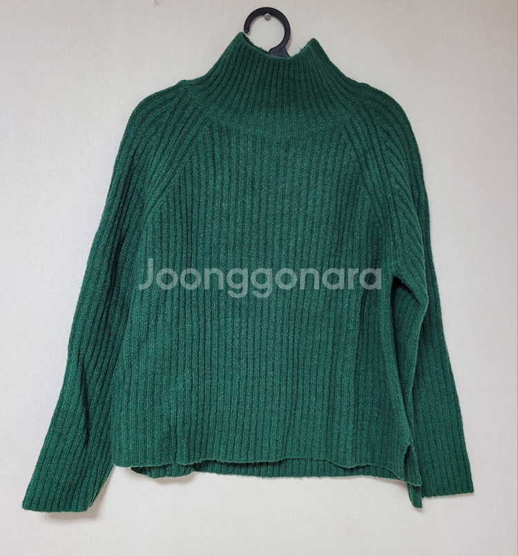 니트 스웨터 그린 초록--0