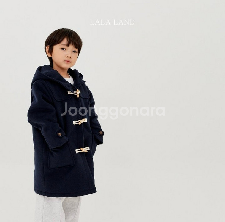 라라랜드 유아동 떡볶이 코트 (네이비xl)--2