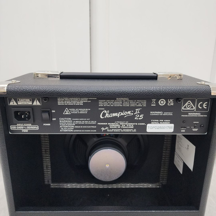 펜더 일렉기타 앰프 25와트 CHAMPION II 25 이미지