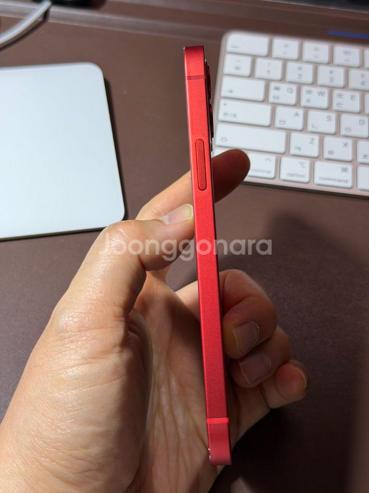 아이폰 12 레드 128g--5