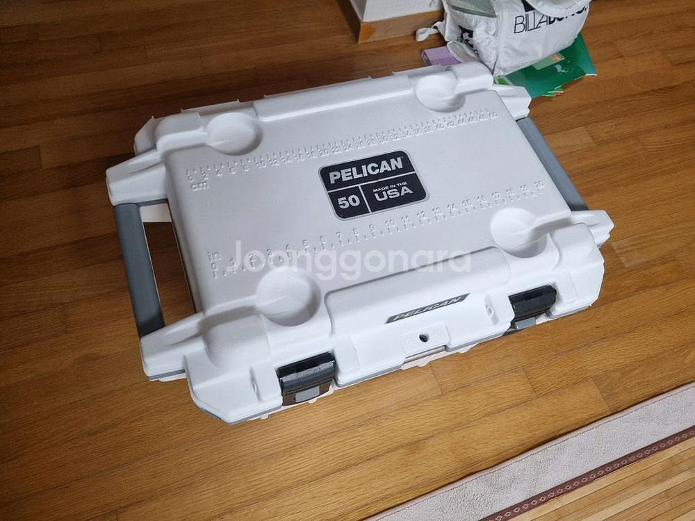 펠리칸케이스 흰색 아이스박스 쿨러 50QT 47리터--0
