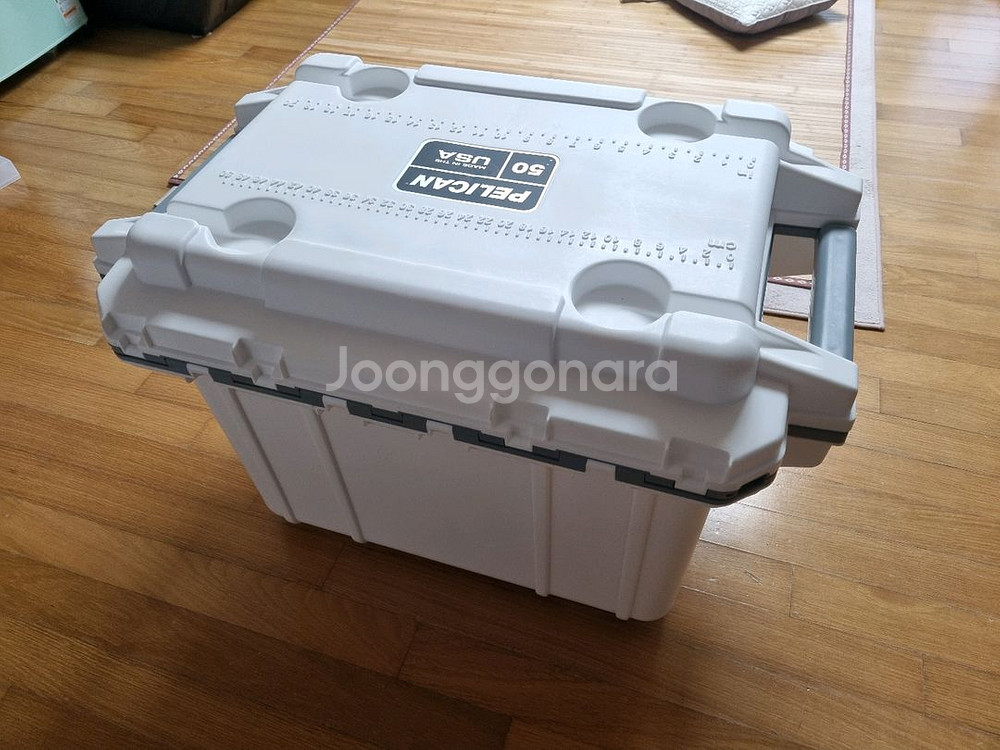 펠리칸케이스 흰색 아이스박스 쿨러 50QT 47리터--4