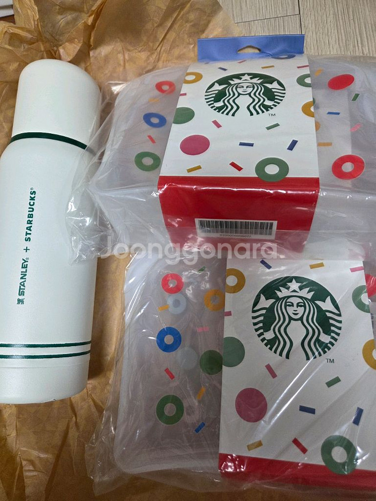 스타벅스 스탠리 시그니처 켄처.커넥티드 보온병.푸드백--0