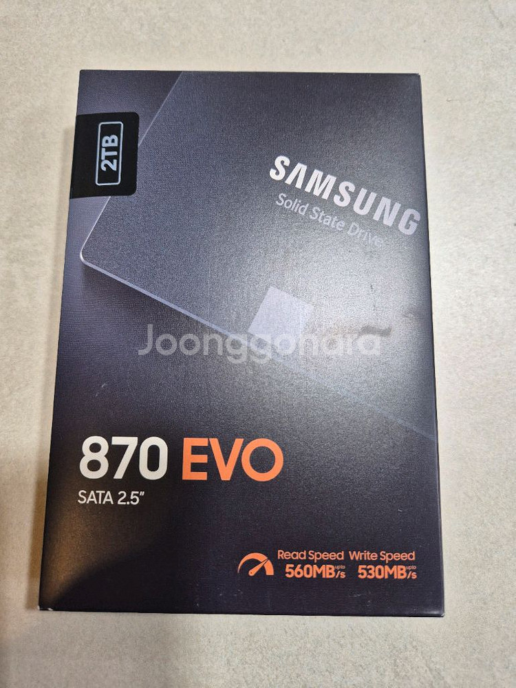 삼성 870 EVO 2TB SSD 새상품--0