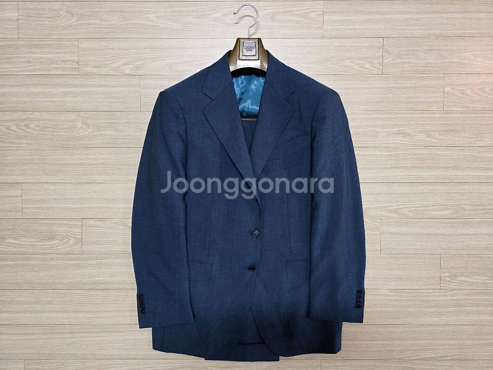 소버린 네이비 모헤어 수트--0