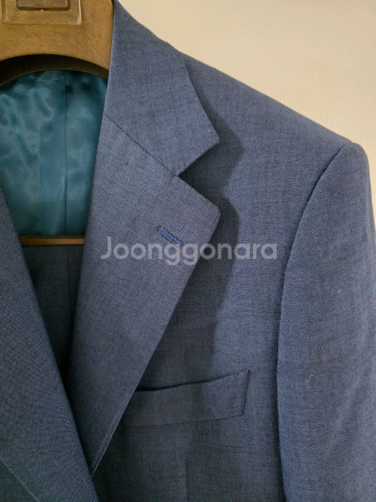 소버린 네이비 모헤어 수트--1