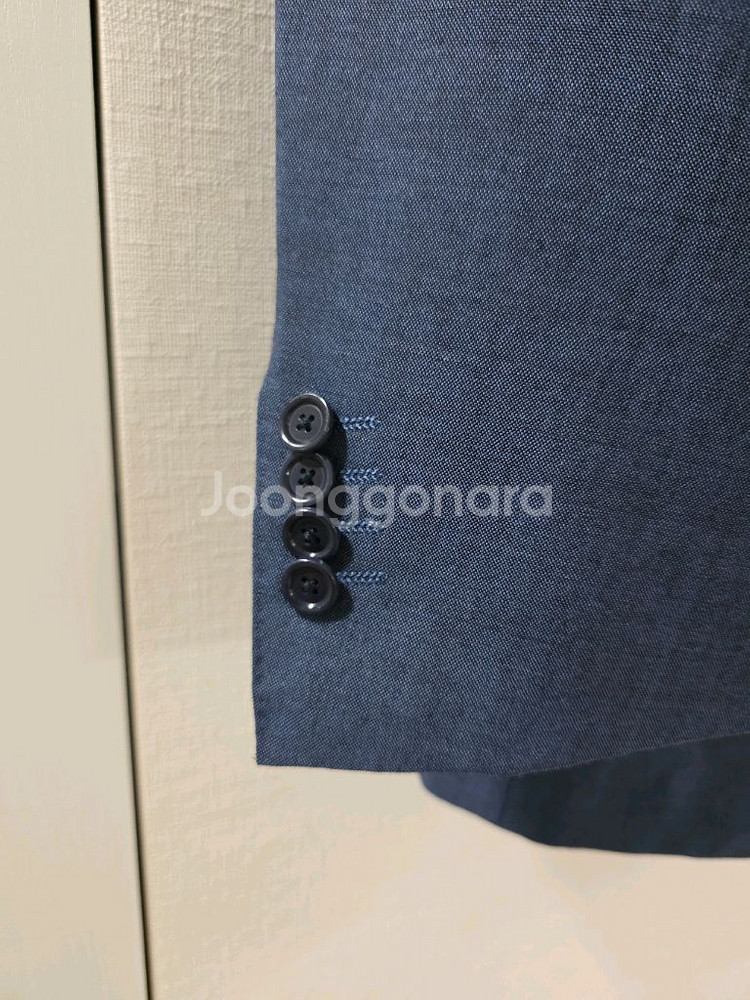 소버린 네이비 모헤어 수트--4