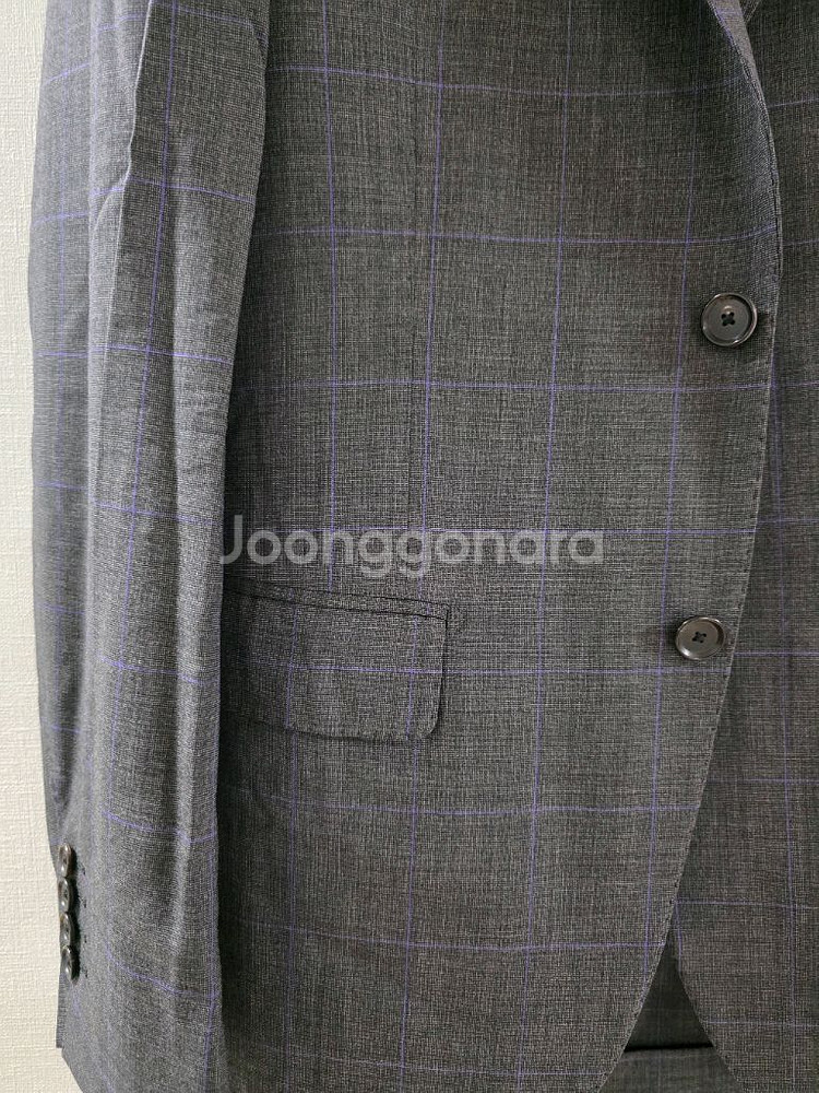 빔즈 브릴라 그레이 체크 수트--2