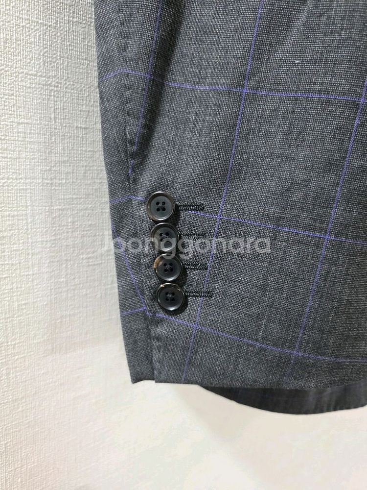 빔즈 브릴라 그레이 체크 수트--4