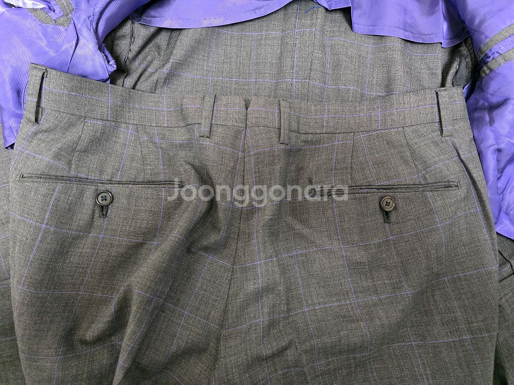 빔즈 브릴라 그레이 체크 수트--7