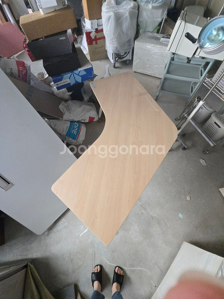 퍼시스 인에이블 120도 책상 나눔--0