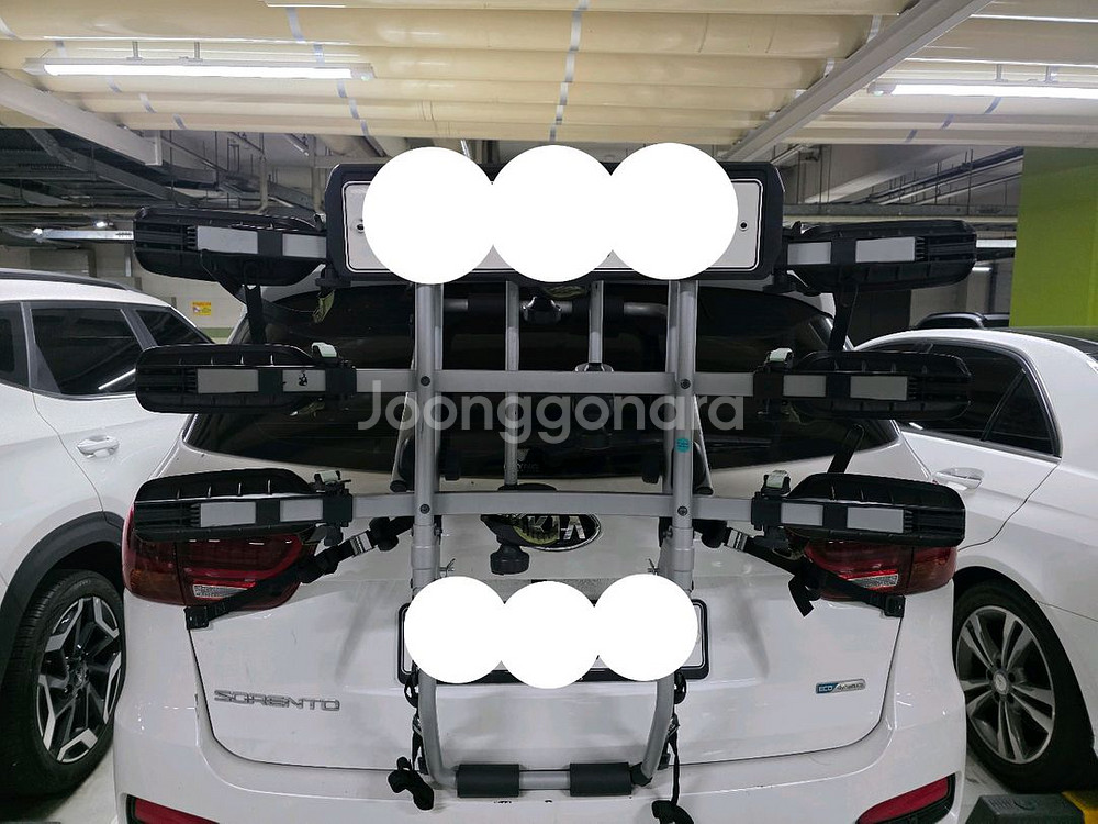 버즈랙 3대용 후미 자전거 캐리어 25만원--0