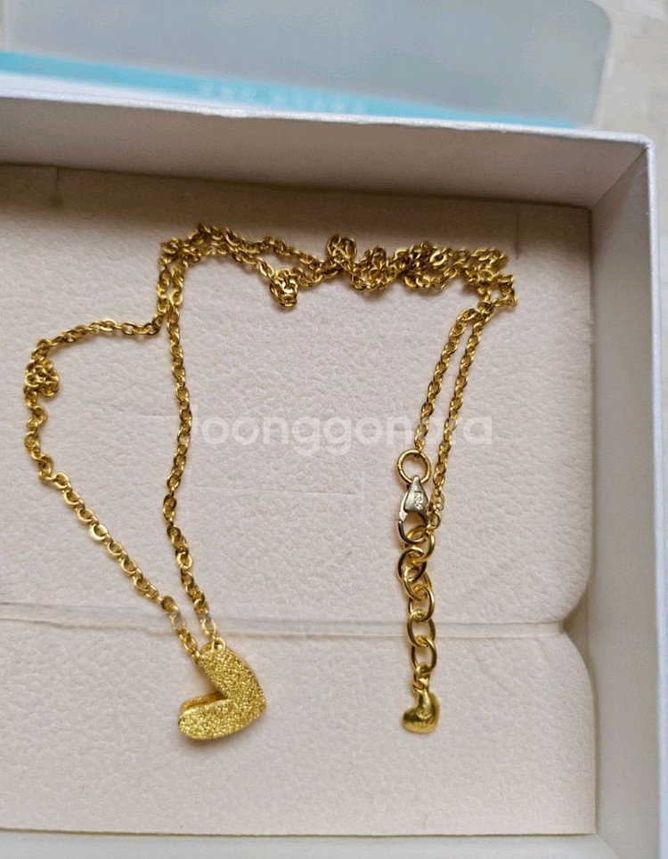 순금 쁘티 하트 목걸이 7.5g--1