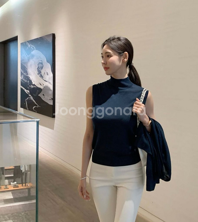 라플라 베이직 나시 가디건 셋업 딥와인(사진은디자인참고--2