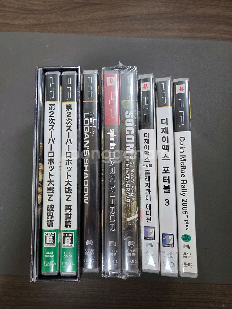 psp 디맥,콜린맥레이,사이폰필터,슈로대z--0