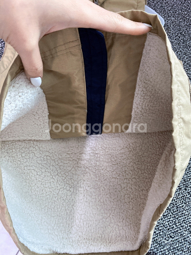 (여성90)빈폴아웃도어기모후드조끼--3