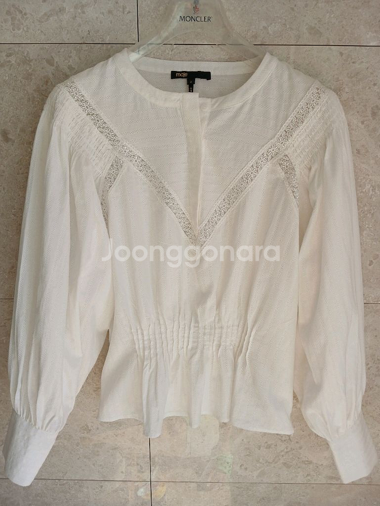 마쥬 레이스퍼프블라우스(초특가)--0