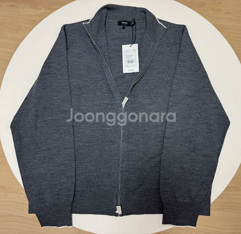 띠어리 리갈 울 집업 가디건 XL 105 정가50--3