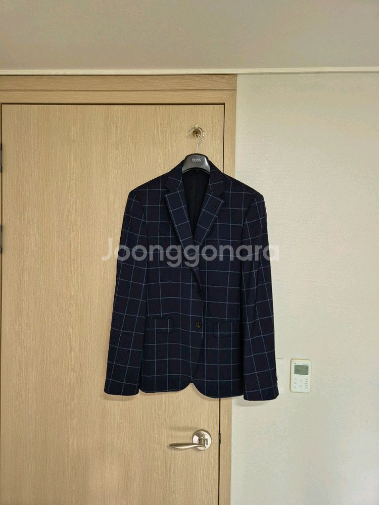 휴고보스 윈도우 체크 셋업 수트 신형--0