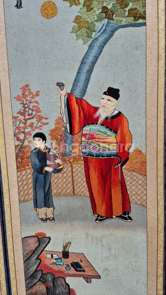 고급 자수8폭병풍--7