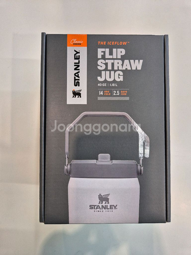 스탠리 아이스플로우 플립 스트로 저그 1.18L 새상품--4