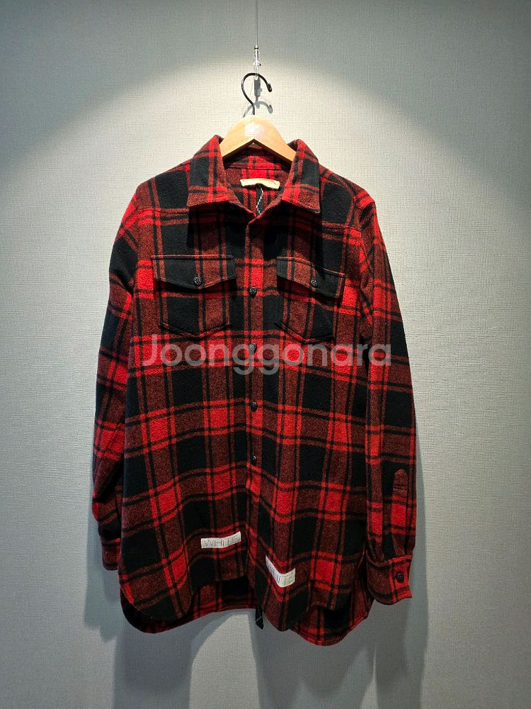 오프화이트(Off-White) 신세계백화점 플라넬셔츠--2