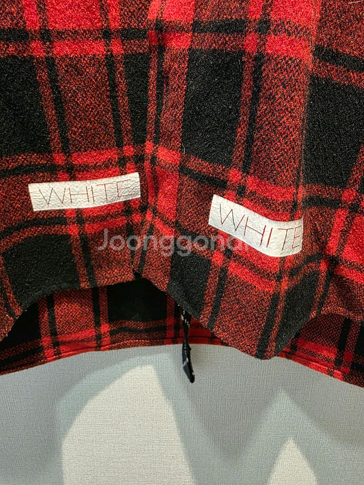 오프화이트(Off-White) 신세계백화점 플라넬셔츠--5