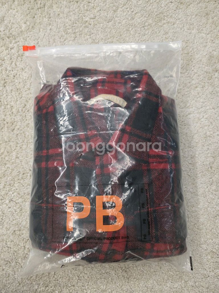 오프화이트(Off-White) 신세계백화점 플라넬셔츠--9